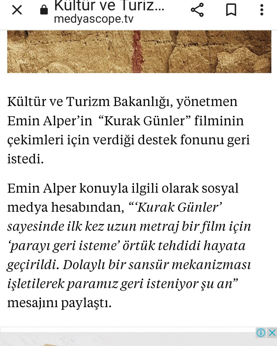 Arkadaşlar film çok başarılı mutlaka izleyin derim, Kültür bakanlığı verdiği desteği çekiyorsa halk bu filmi desteklemeli...
Uzun zamandır bir filmden bu kadar keyif aldım 
👏👏👏👏👏 
#kurakgunler #eminalper