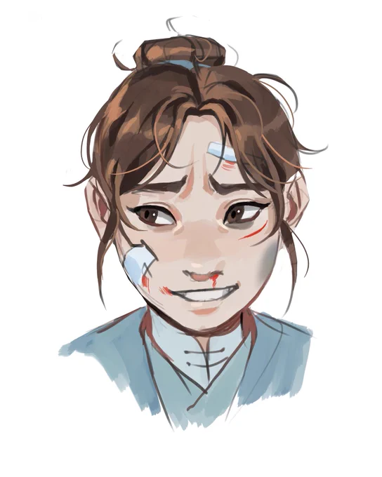 I take a lot of artist liberties with Qinghua  
