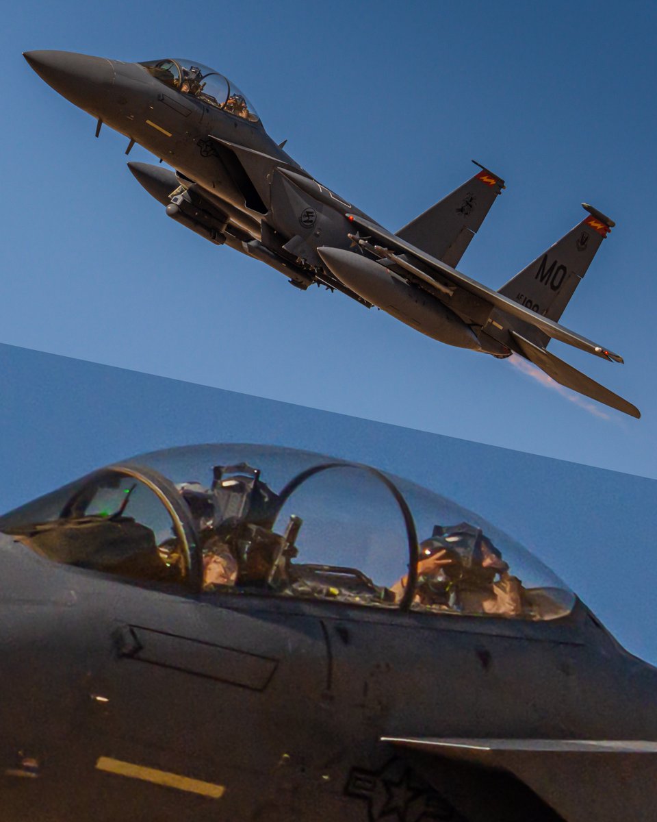 avcdante's tweet photo. #389th T-Bolt departing Mountain Home AFB, back-seater posing for the camera 💥 https://t.co/TvL64XPH2B