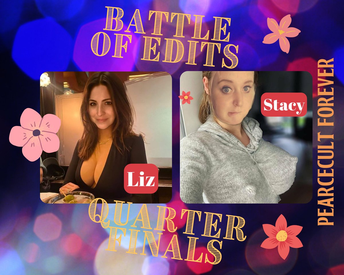 pearcecult's tweet photo. The #PearceCultBabes World Cuppa '22+3
Quarterfinals are finally here.

Starting of with Q1
LIKE for @ClinicalLiz (LIZ)
RETWEET for @stacy__88  (STACY)

(Likes &amp; Retweets for extra points baby)

Poll below ⏬⏬⏬⏬
#Fun #funkyfriday https://t.co/BoqH9JZme0