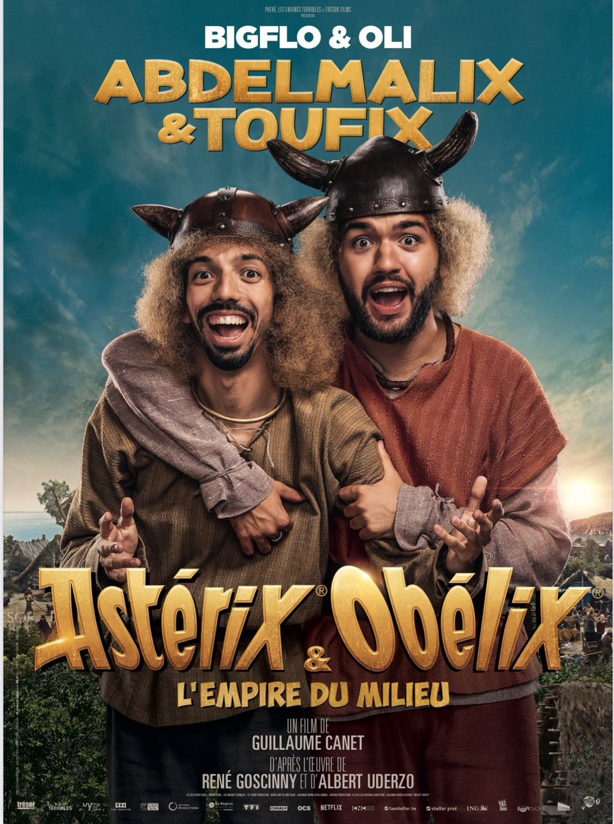 mousstery's tweet photo. quand on y pense le casting du dernier astérix et obélix c'est juste un épisode de Vendredi Tout est Permis mais très long https://t.co/4kW3zEV5XO