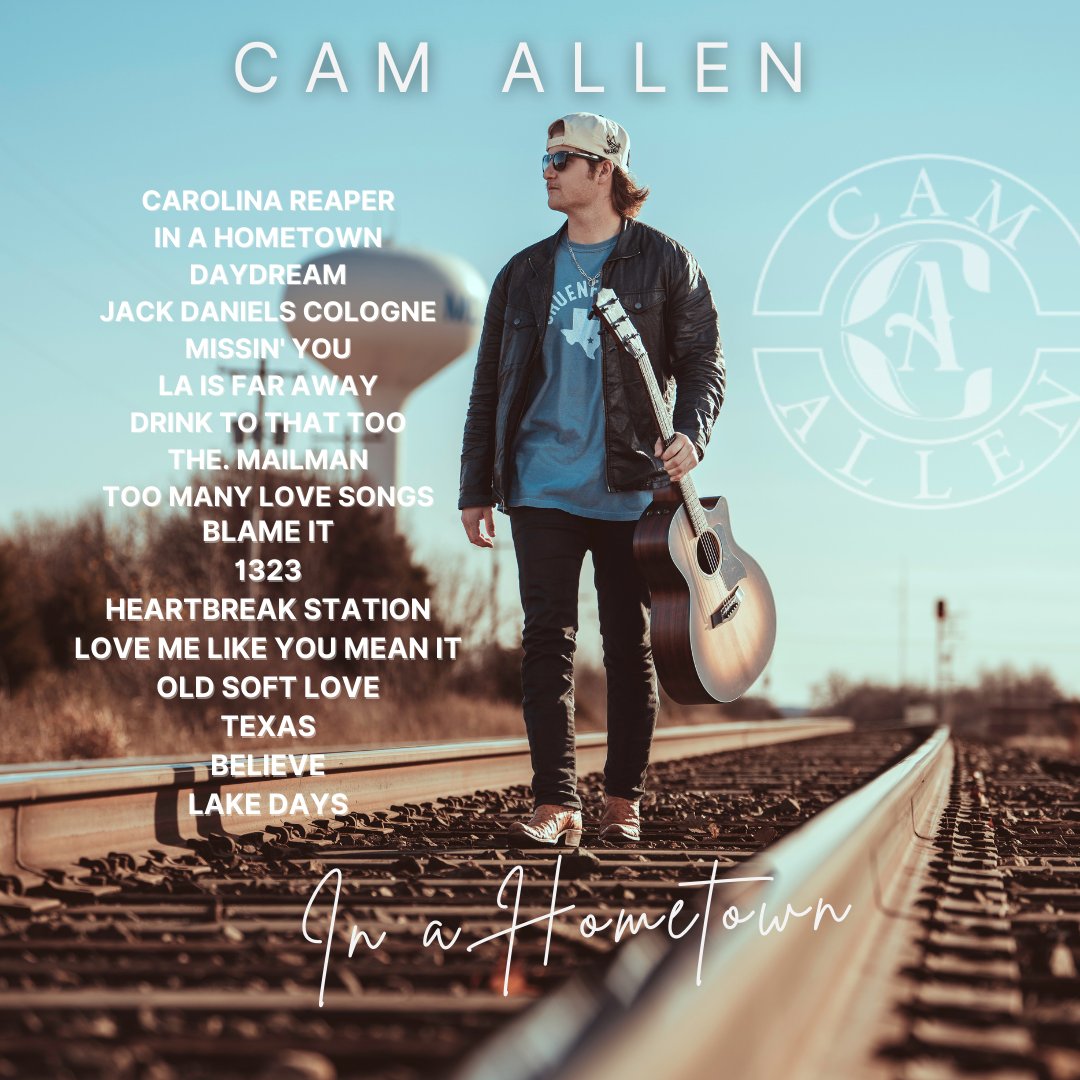 ✨It's Album Release Year! 🤠🎵

WE have 17 songs on our first album 'In a Hometown' and we can't wait to share them with you this month🎸

#firstalbum #newmusic #music #album #newrelease #spotify #camallen
