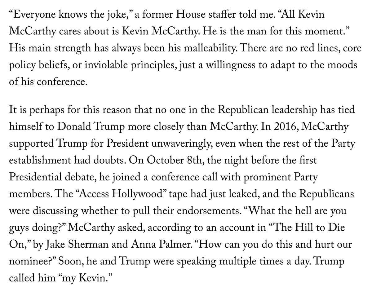 "My Kevin" (@GOPLeader) is a national embarrassment.

newyorker.com/magazine/2022/…