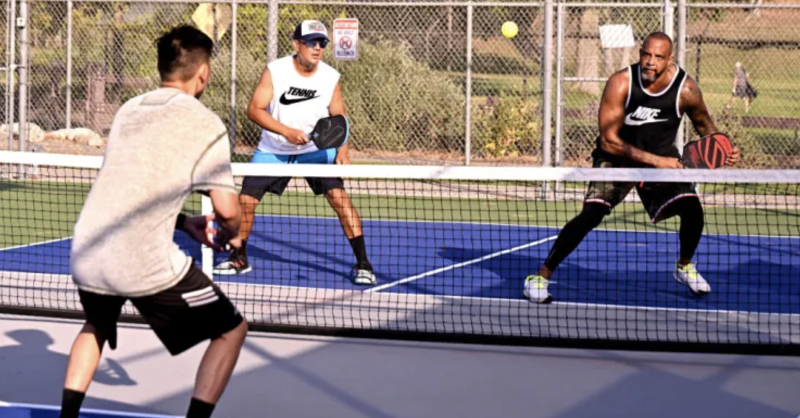 Rubenstein's tweet photo. The #pickleball boom is real. 🎾 We’re excited for this week’s @CNBC feature on our client @PickleballSRQ and their work at the center of the nationwide pickleball craze.