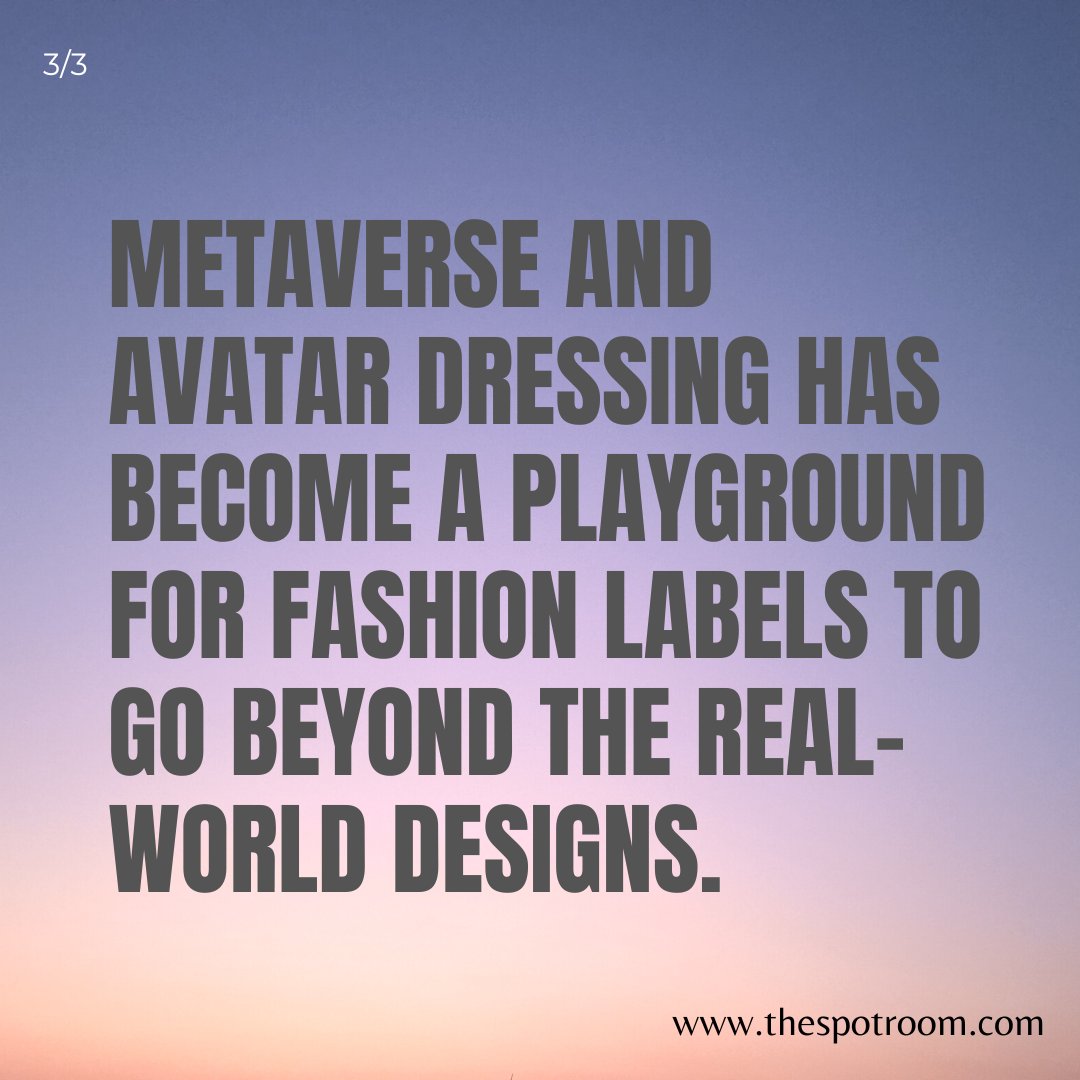 Solaire_tech's tweet photo. Gen Z and Gen Alpha believe that self-expression is more important in the digital world than in the physical. Is avatar going to be more important than the real-self?  Leave a comment below. 

#web3 #web3101 #NFT #crypto #metaverse #TSR #thespotroom #blockchain #WAGMI #fashion # https://t.co/GLyggy3h9J