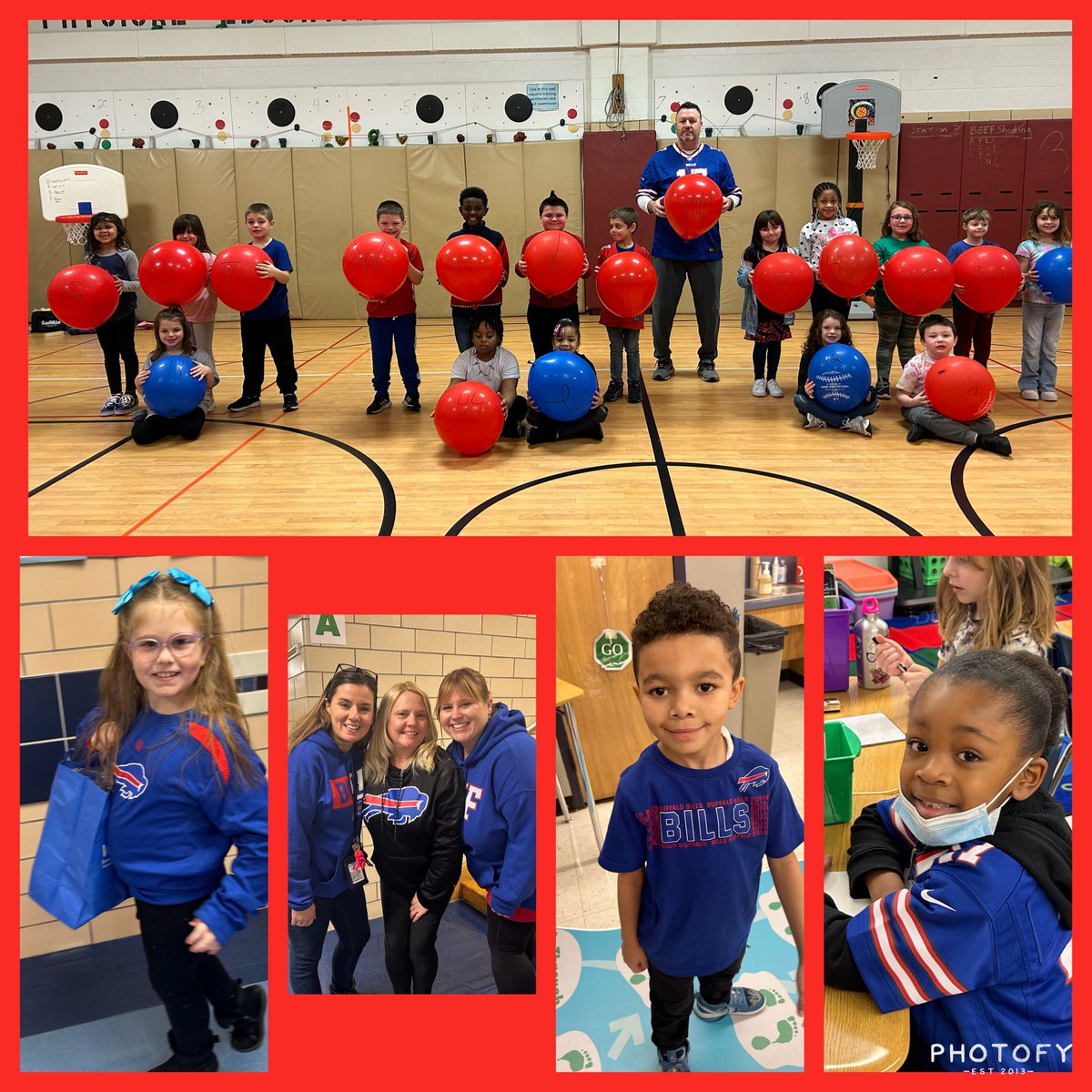 Englishvillage2's tweet photo. 🐻English Village supporting Damar Hamlin today! We are wishing you all the best. ❤️🤍💙#3DH @BuffaloBills @GreeceCentral https://t.co/BLKa01N4Wn