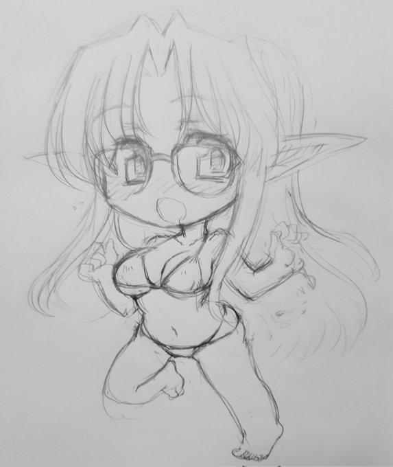 さらにお仕事合間にらくがき。
うちのこエネミア 