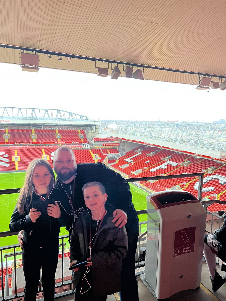 MonkmanScott's tweet photo. What an experience at @LFC @Up_TheReds https://t.co/9qWKG9XzD2