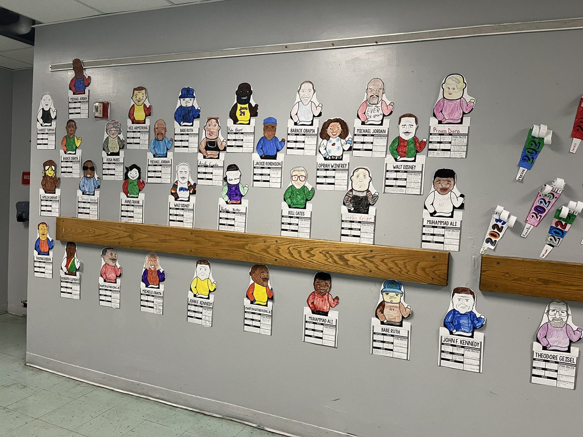 areese510's tweet photo. Before Christmas, the students completed research using the “Who Was/ Who Is” books and wrote an informational paper about a famous person. They took their information and we turned it into a little art project. I love how these turned out!!!📖📝🖍️
#whowas #whois #research https://t.co/QCxjWxDOs4