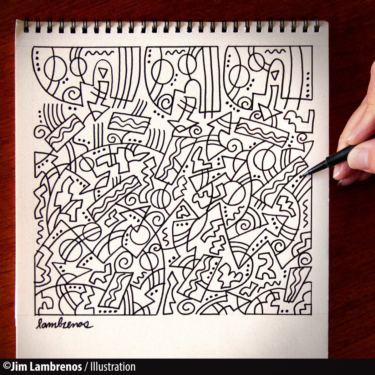 JimLambrenos's tweet image. "Penmanship" #Drawing