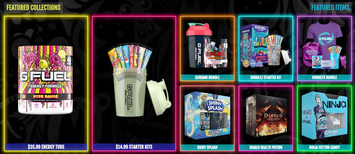 Tech_HD1's tweet photo. This Month @GFuelEnergy Product Sales! 🔥 Use Code “TECHHD” to Get 30% Off any of these products along with any New Releases (Except the Pac-Man Products, that’s still 20%) #GFUEL #GSQUAD #discount #CodeBoost
https://t.co/llk9l84jux https://t.co/npChWdEHPD