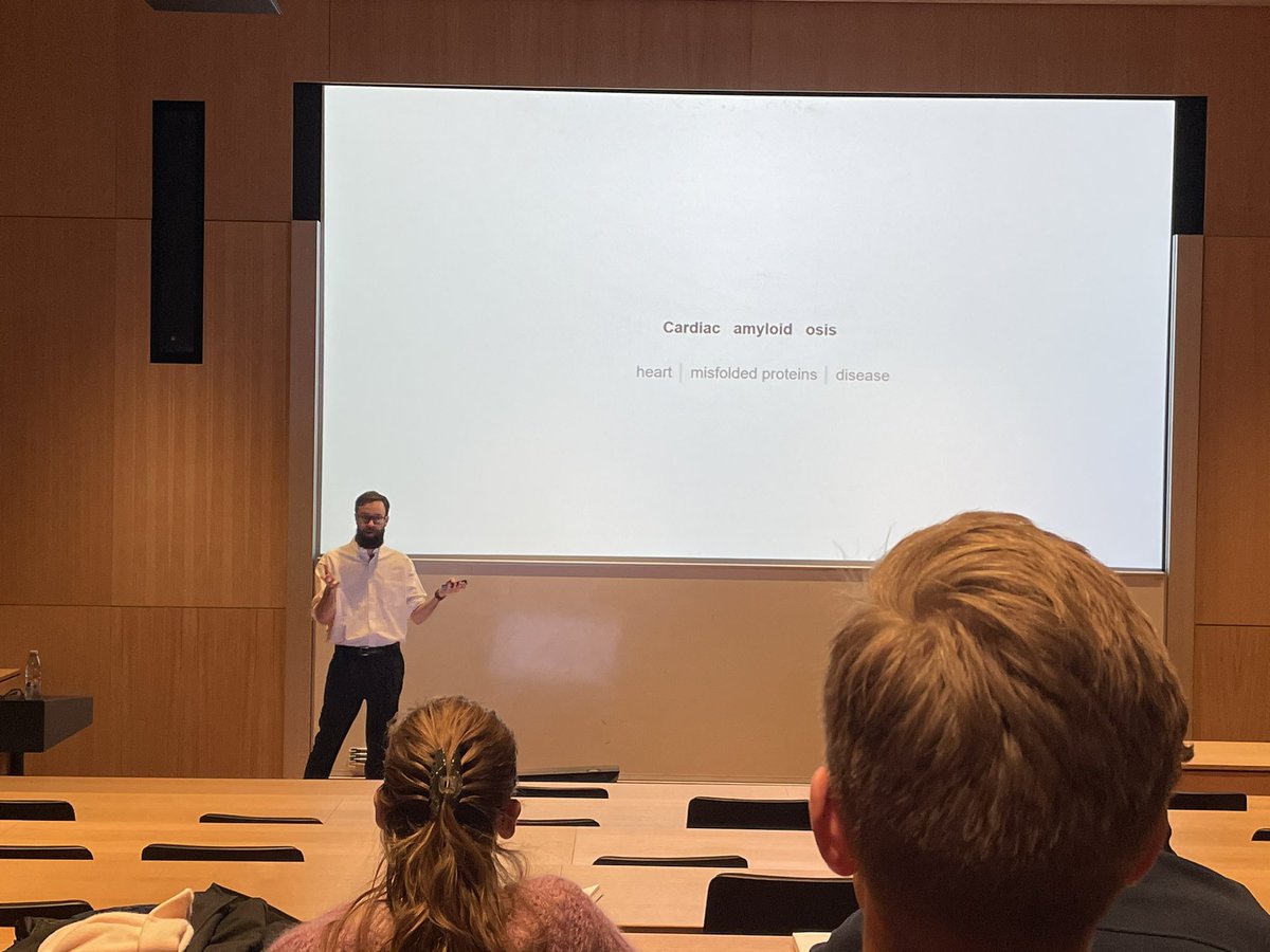 M. El-Chouli (@m_chouli) on Twitter photo Crash course on Cardiac #Amyloidosis by the C(ardiologist)OAT <a href="/OscarWestin/">Oscar Westin</a> 🐐 in his brilliant PhD defence regarding Cardiac Amyloidosis screening 👴🏼🙌🏻 thought-provoking considerations on cost-benefit with regards to treatment
<a href="/RigsHeart/">RigsHeart 🫀🚨</a> Crash course on Cardiac #Amyloidosis by the C(ardiologist)OAT <a href="/OscarWestin/">Oscar Westin</a> 🐐 in his brilliant PhD defence regarding Cardiac Amyloidosis screening 👴🏼🙌🏻 thought-provoking considerations on cost-benefit with regards to treatment
<a href="/RigsHeart/">RigsHeart 🫀🚨</a>