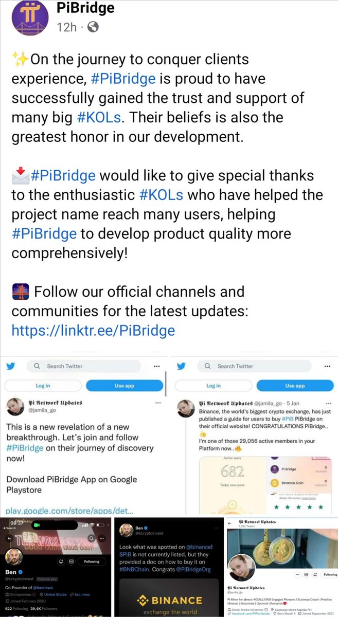 jamila_go's tweet photo. I am very honored and grateful to PiBridge for their confidence in my ability to continue what they started. It's my pleasure to help and spread good news more Pi utilities.

See for more about PiBridge.. 👇👇
https://t.co/9kLrRpVDCM https://t.co/39oZGkmD6m
