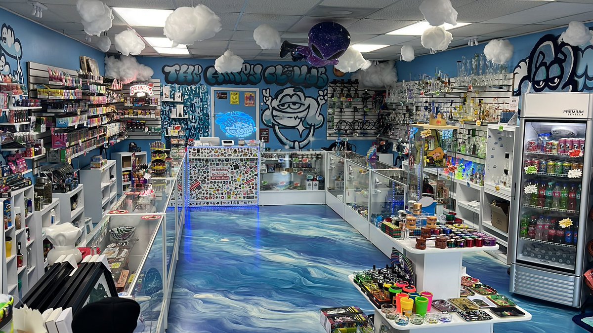 Come check us out!! Show some love! 
4350 W Waters Ave Ste 205 
Tampa Fl 33614

#tampasmokeshop #vapeshop #glasspipes #waterpipes #handpipes #grinders #scales #Raw #Backwoods #D8 #D9 #THC #tampahookah #thehappyclouds #smokeshop