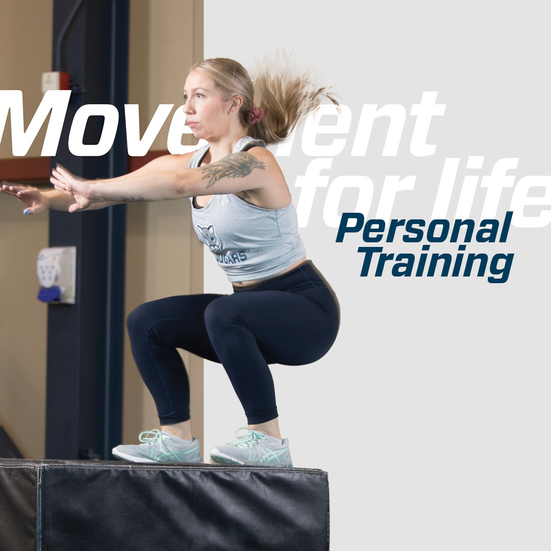 Witness the "personal" in personal training with a Mount Royal personal trainer. Sign up today at mrucougars.com/pt