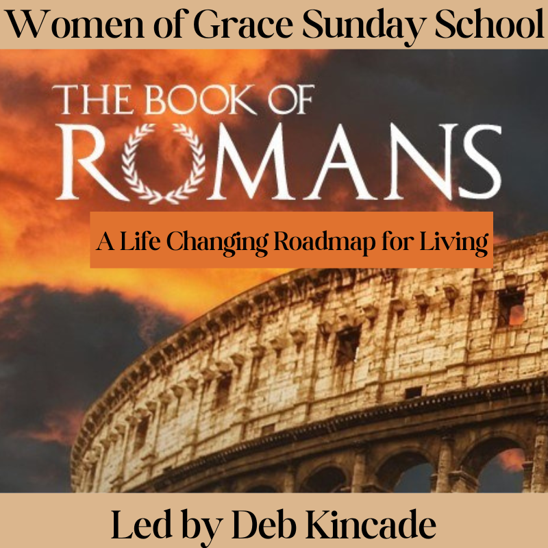 NJGraceAlliance's tweet photo. Starting this Sunday at 9:30am, Deb Kincade will be leading a new Women of Grace Sunday School on the Book of Romans. Start the year off right and join Sunday School as Deb walks through this  life-changing roadmap for living. We look forward to seeing you there! https://t.co/ibtqCqgAot