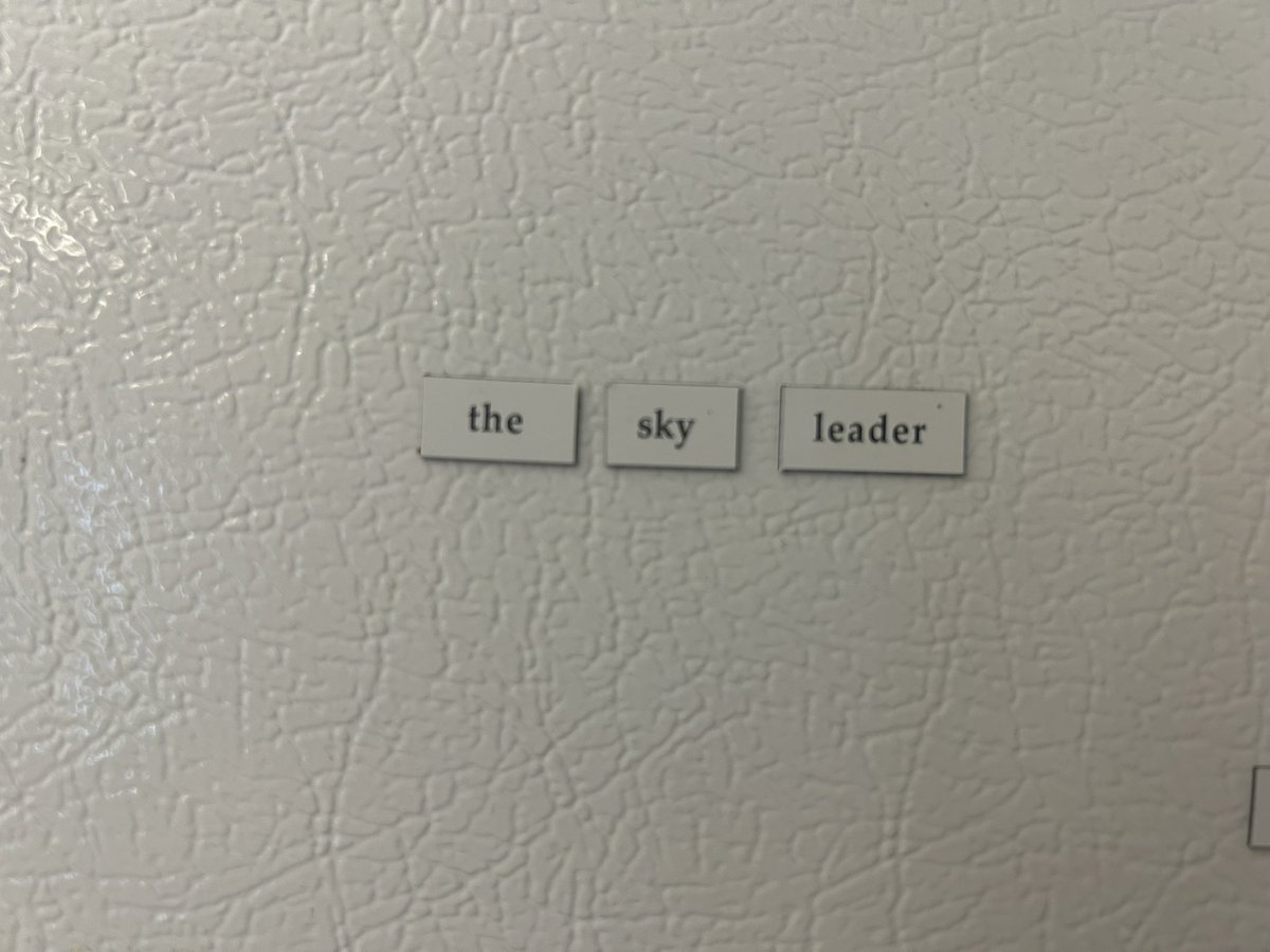 If you’re still looking for a New Year’s resolution, may I suggest one of the phrases from the fridge magnets in the break room.