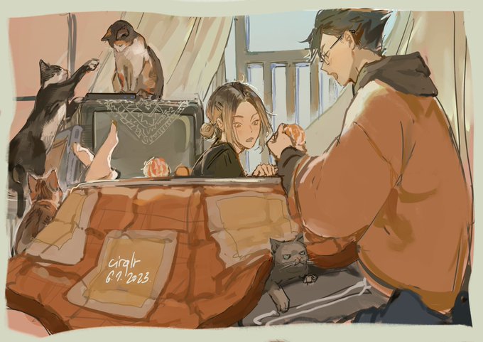 「kotatsu long sleeves」 illustration images(Latest)｜3pages