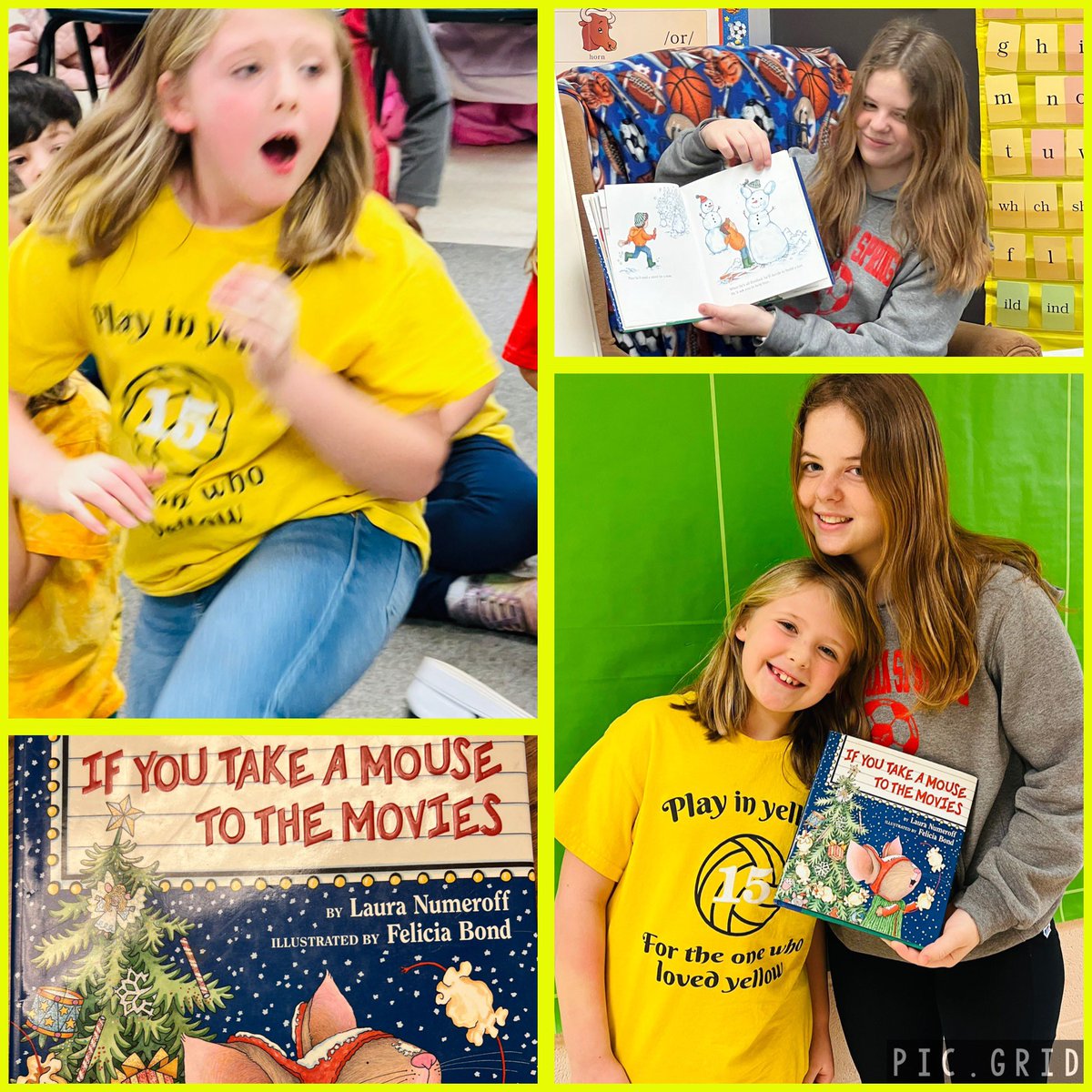 Averie’s older sister, Haylee, surprised us as our first mystery reader of 2023. Haylee is a freshman at BSHS and Averie was SHOCKED to see her big sister walk through our classroom door. We love having mystery readers visit us every Friday afternoon!🤩