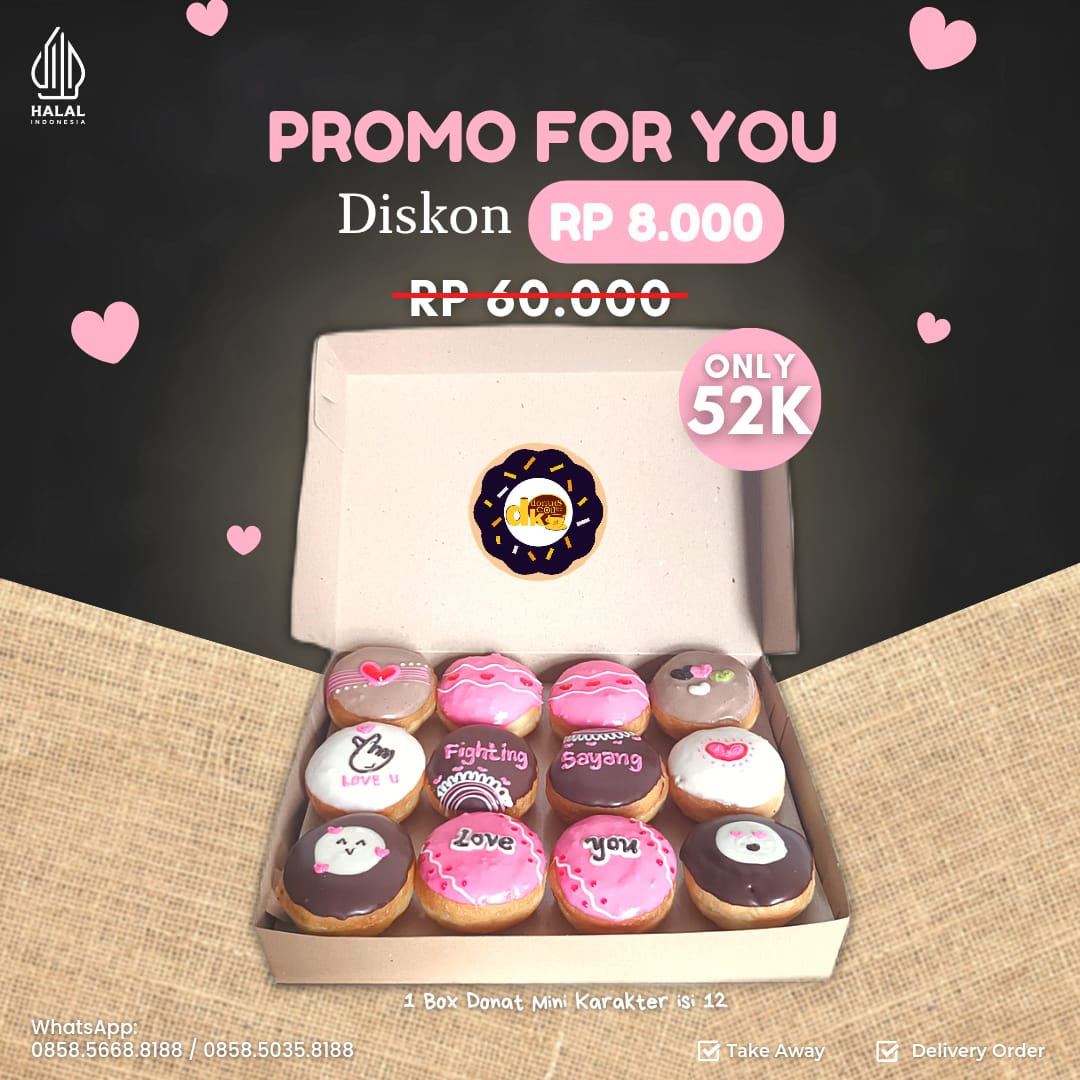 Dkudonuts_Jbg's tweet photo. Donat DKU Indonesia Enak Empuk Premium. Info Franchise/Cara Order @dkudonuts WA 0
+62.858.5035.8188 atau +62.858.5668.8188. Tersedia di GrabFood &amp; GoFood Gojek.

Harga Donut Kopi DKU 2023: Donat Mini Rp36 Ribu/Lusin, Bomboloni 32K, Karakter Ultah 60K #donatdku #dkudonuts #Jombang https://t.co/Q5lGueLBG6