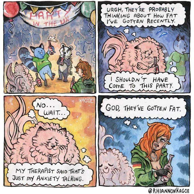 party anxiety ✨ 