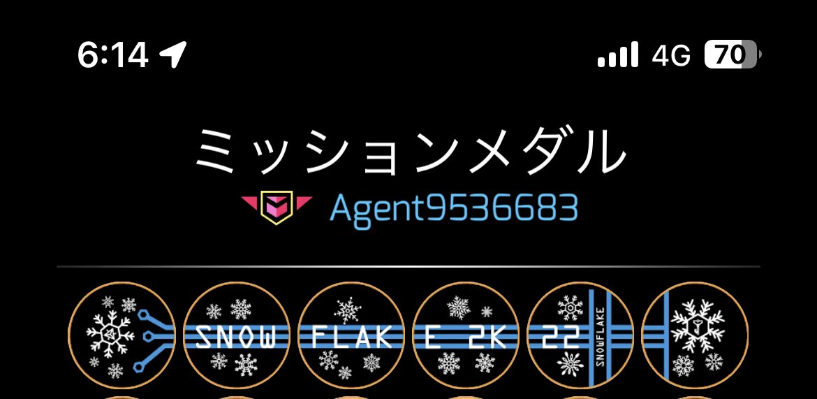 Agent9536683's tweet photo. #Ingress #Snowflake2022 今朝は自作のSnowflake2022記念ミッションをプレイ。ひばりヶ丘駅の北側を主に回る6連ミッションでお手軽です♪ https://t.co/nGBzz6YgmH