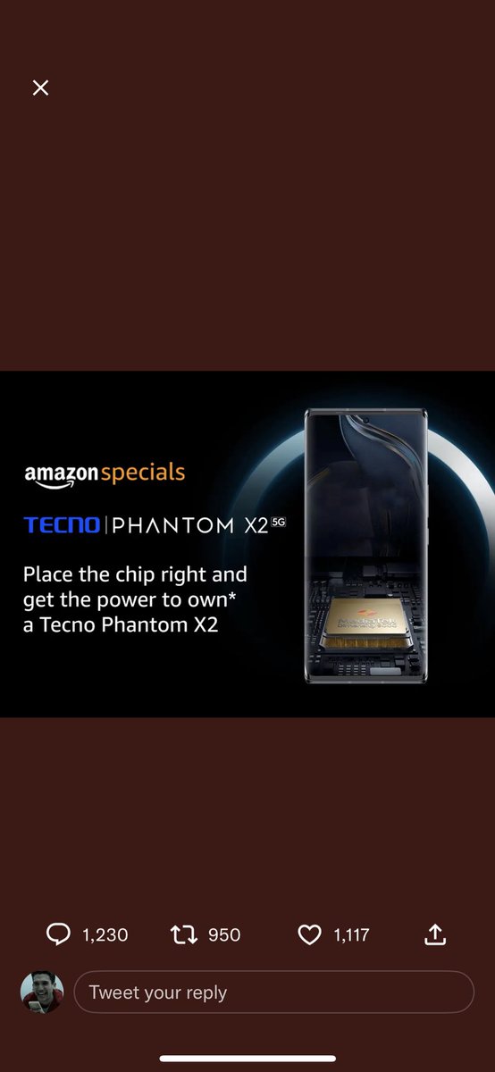 CricketSingh_'s tweet photo. @amazonIN Done! #TechnoPhantomX2OnAmazonSpecials #TechnoPhantomX2 @amazonIN https://t.co/SP0jlVKXJ5