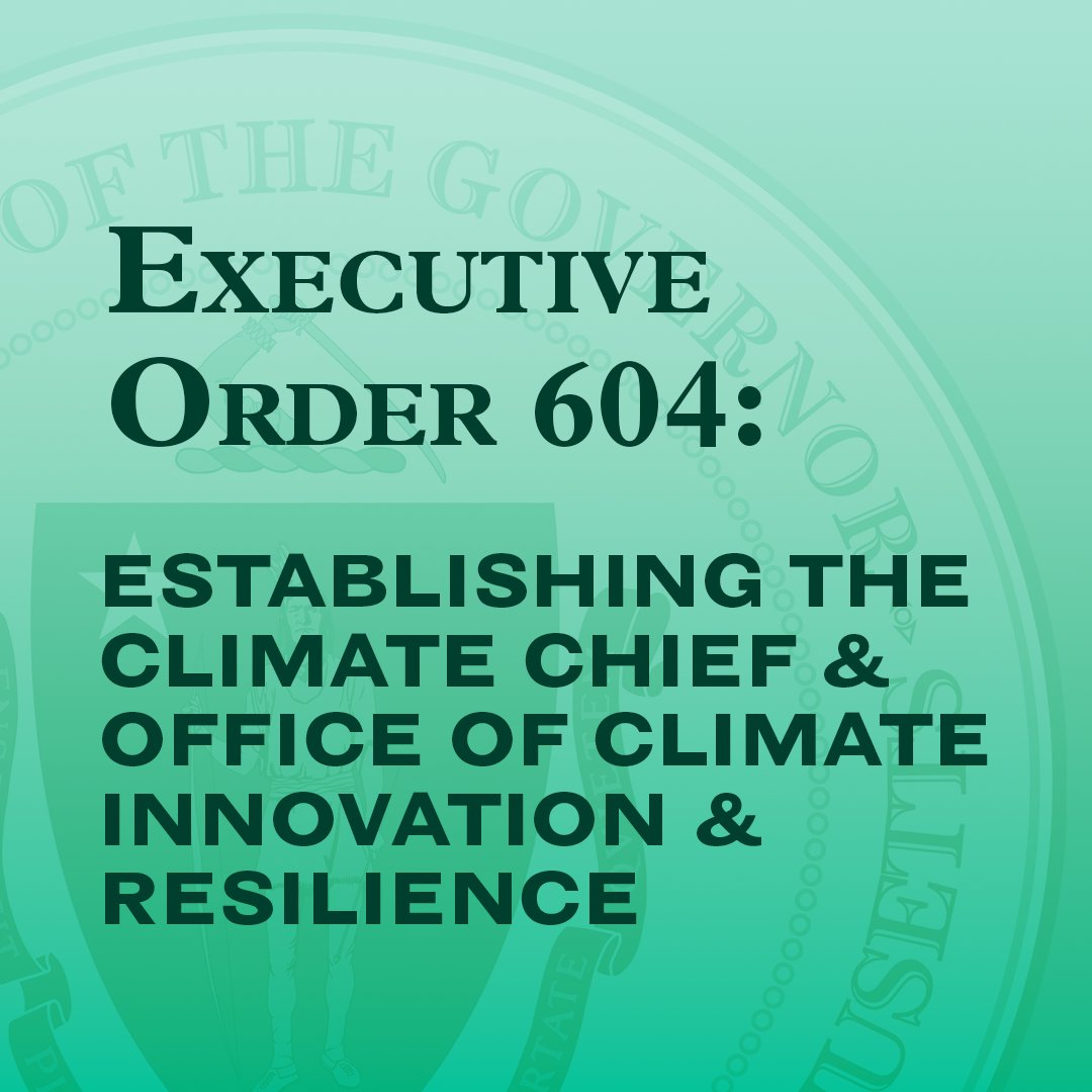 "Today, I filed an executive order creating the country's first Cabinet-level climate chief."