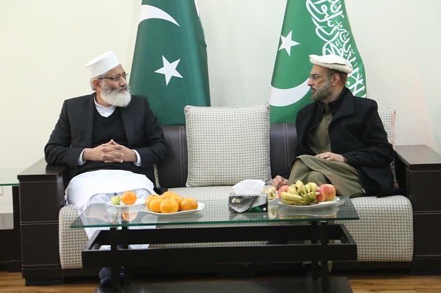IfamAustralia's tweet photo. Vice President @IfamAustralia Dr. Kashif Aziz along with Chairman @charityausintl Br. Wajahat Rana had a meeting with Ameer @JIPOfficial Mr. @SirajOfficial in Mansoorah, Lahore, after inauguration of state of art Alkhidmat Charity Australia Hospital in Multan. 

#ifamaustralia https://t.co/4hHhiFnFOK