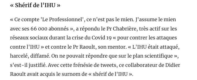 HugonetX's tweet photo. Dans la série "les réponses que je regretterai lors des procès suivants"...

#EricChabriere #Chabriere #Raoult #DidierRaoult #Justice #Cpvid19 #Covidiot https://t.co/HnbFVvgzQT