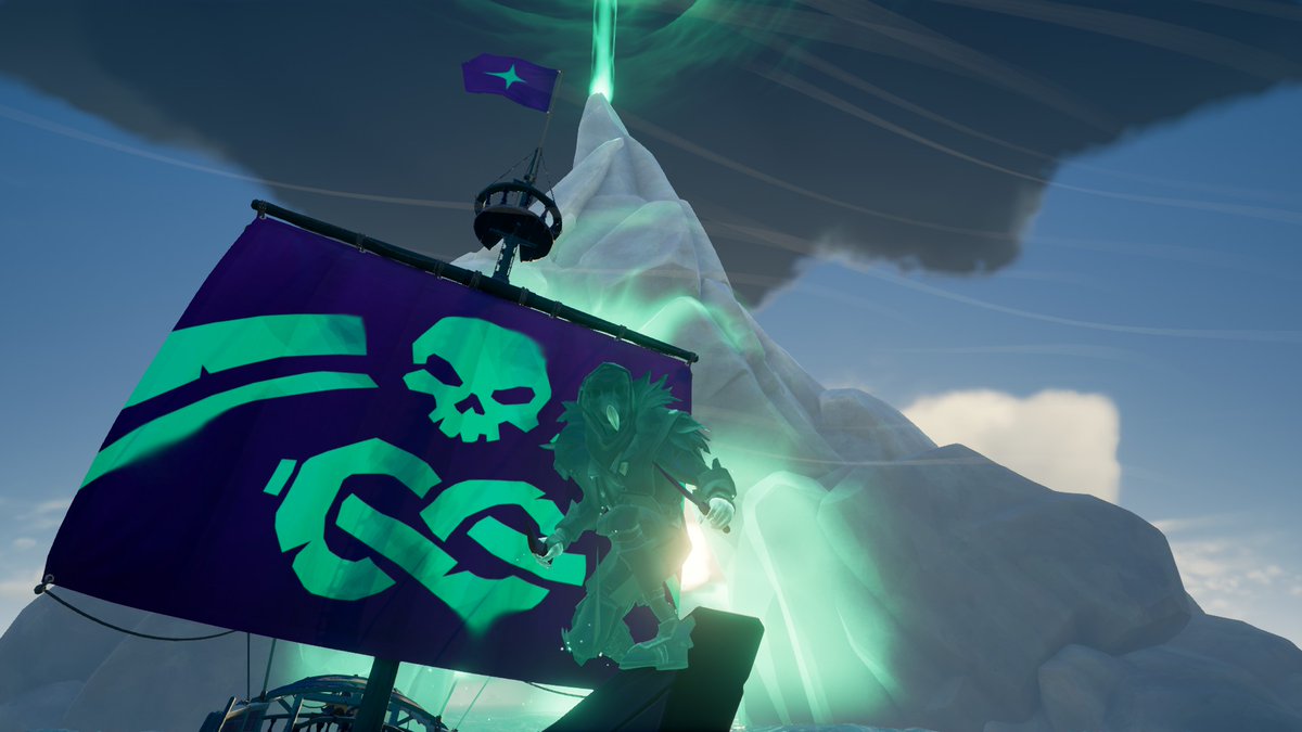 Elmuchachooo's tweet photo. New year, New look, New Sails. These sails symbolize the cohesion of a strong community! #SeaOfThieves
#community https://t.co/05pJAL2OxK