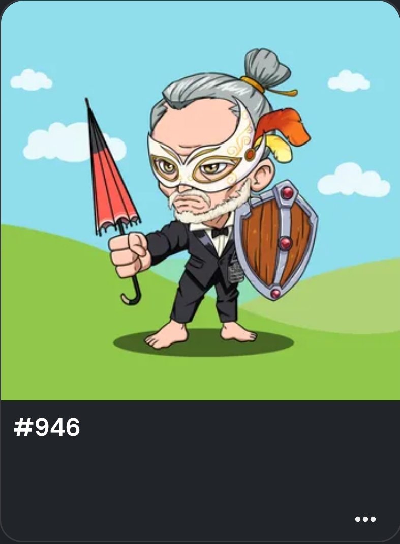 A94Reynolds's tweet image. Cannot believe that I won a @KAIJU_OF_CRONOS #Madzilla from in @CronosChibis Discord server by minting a Chibi holding an Umbrella! 🌂 

I've never known another project that gives back so regularly, and such high-quality prizes.

@DaveBro02227757, you're one of a kind. Truly. 🤩