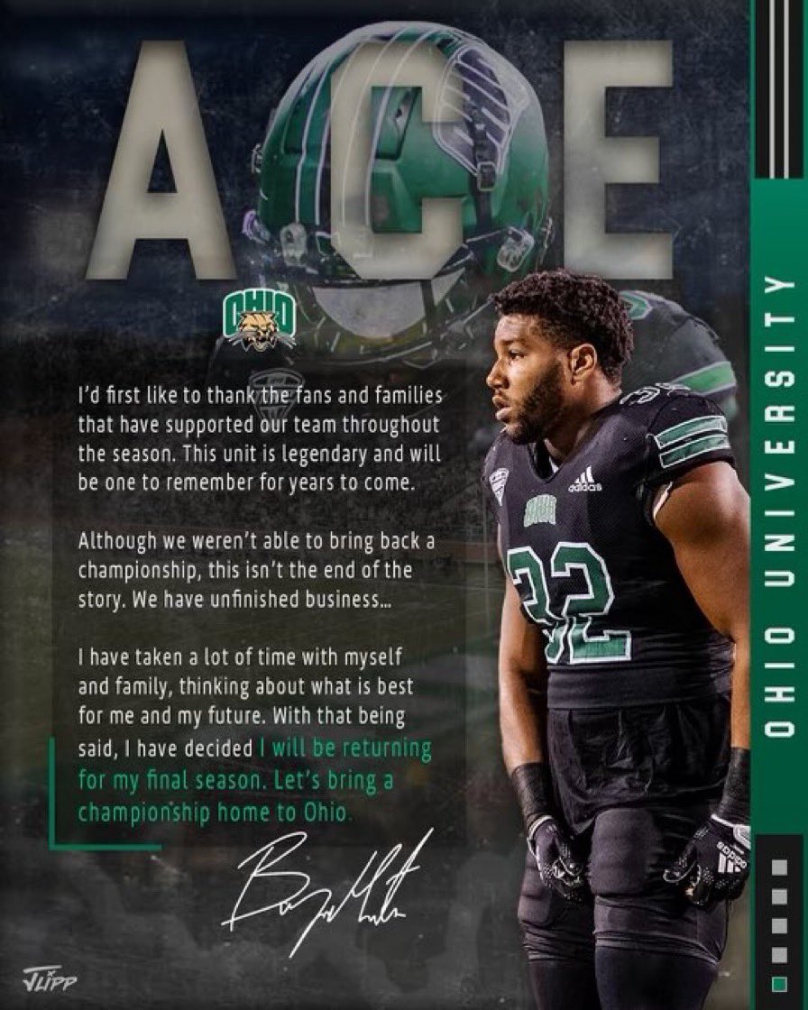 OhioFootball's tweet image. Some news from @BryceHouston42 👀