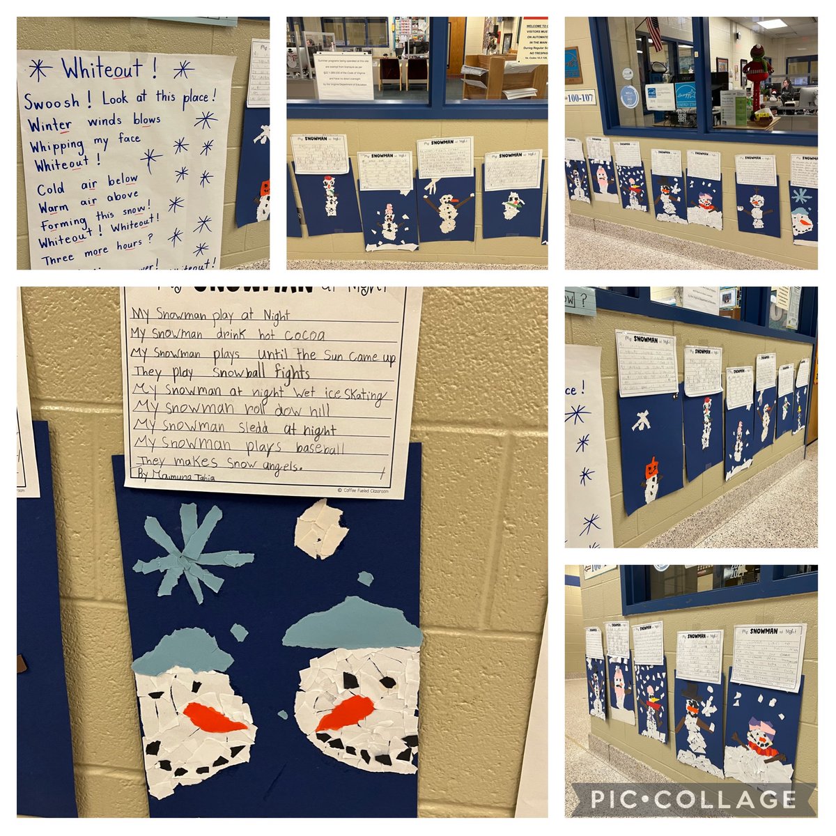 There is a "Whiteout" in Mrs. Rochester's class!  Students wrote about what their snowmen did at night! 
<a href="/centreridgees/">Centre Ridge Rams</a>