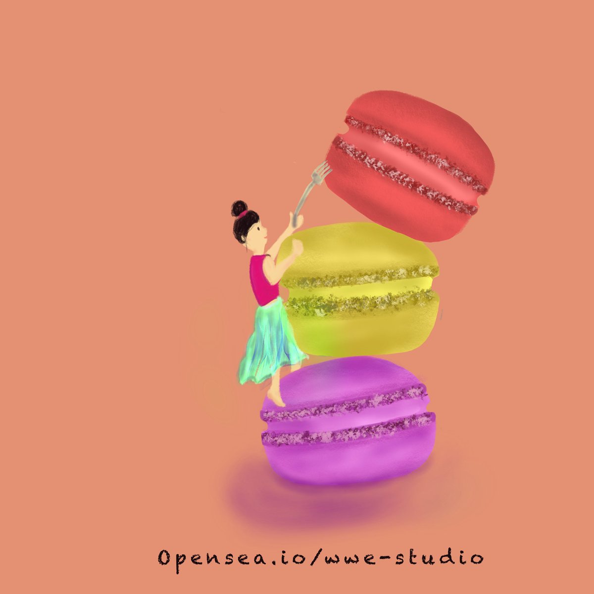 Sending you something sweet on the 2nd weekend of 2023. Have a good one.

#macaron #NFT #DigitalArtist #digitalart #wwestudio #wonderwitheliz #singapore #opensea #nftcollection #nftcollectors #artistsontwitter #Metaverse #Web3