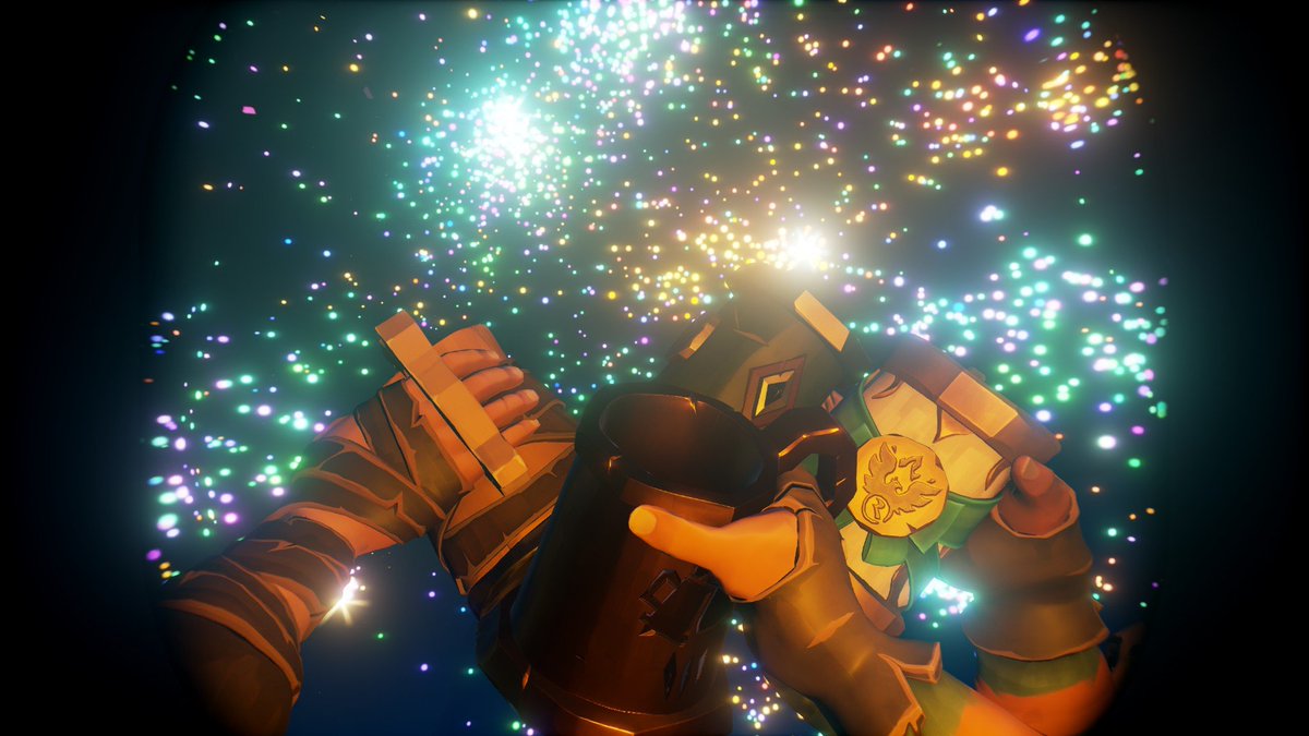 Cheers! 🍻

#SoTShot Contest Theme: Pirate Party
<a href="/SeaOfThieves/">Sea of Thieves</a> #SeaOfThieves