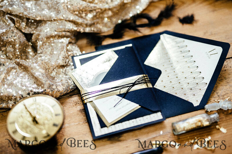 MargoandBees's tweet photo. https://t.co/8uyeb4mJpk
Luxury Golden Shine Wedding Invitations, Glamour Gold Foil Wedding Invites, Elegant Royal Navy Wedding Cards https://t.co/MuLRLq1i27