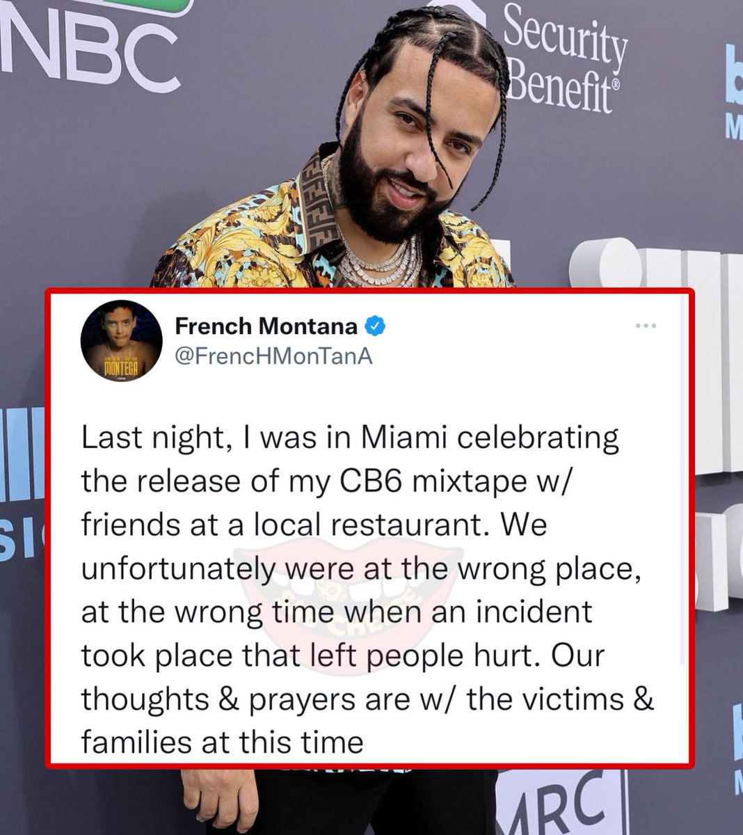 SAY CHEESE! 👄🧀 on Twitter "French Montana speaks out following the