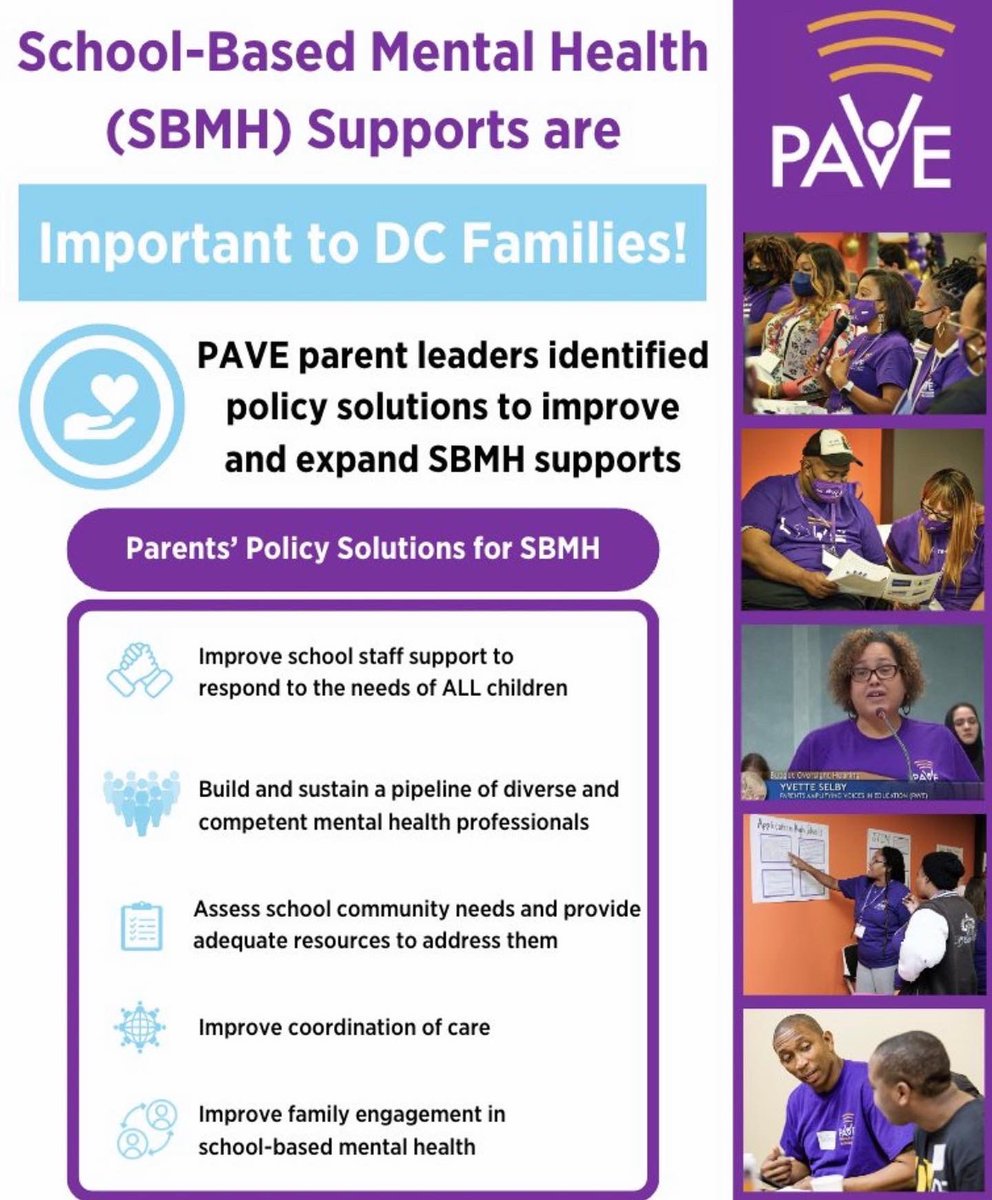 dcpave's tweet photo. It's⏰!! @dcpave is PROUD to share parent leaders’ Statements of Beliefs for each of their TOP #ParentPriorities: #SBMH &amp; #OST programs!

📰Read the statements &amp; policy SOLUTIONS parent leaders identified in today's #PostPost
https://t.co/uLUyCml82I https://t.co/gjDZDiw0cu