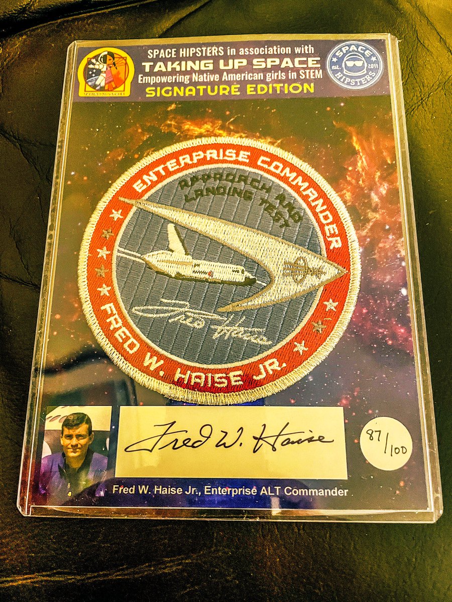 DegsyGuitar's tweet image. Nice wee Man Cave addition signed by Apollo 13’s Fred Haise. #SpaceGeek #SpaceHipsters #TakingUpSpace #SpaceShuttle