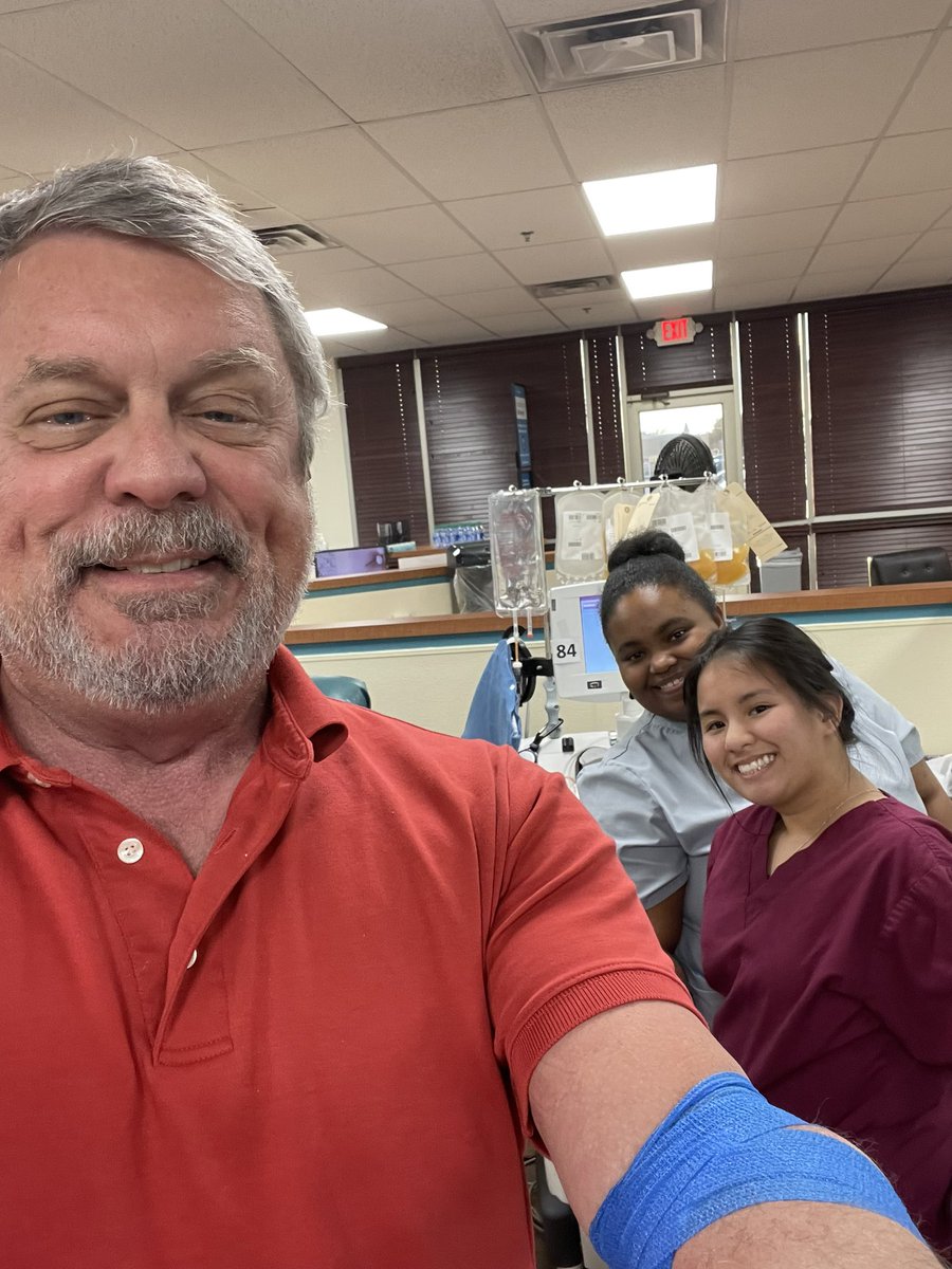 First donation of 2023! Double platelets and a plasma to spare. #CarterBloodcare