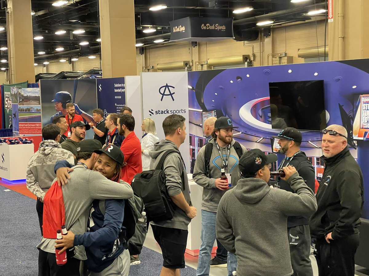 StackSports's tweet image. We had a blast today at #ABCA2023. Be sure you stop by tomorrow morning to enter in our giveaways! @ABCA1945