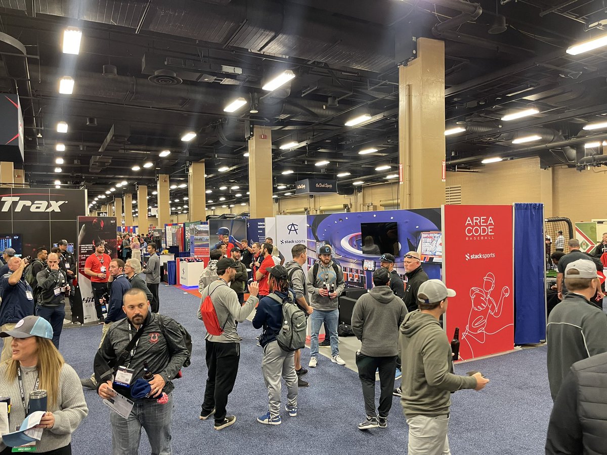StackSports's tweet image. We had a blast today at #ABCA2023. Be sure you stop by tomorrow morning to enter in our giveaways! @ABCA1945