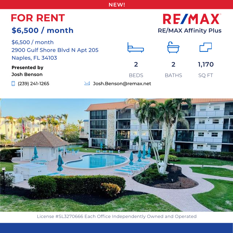 flbenny's tweet photo. Enjoy Moorings Bay and pool views from this 2nd story condo.  This completely remodeled unit has updated both bedrooms, kitchen and bathroom...

Click here for details:
https://t.co/lctC7TSnw0 https://t.co/ko3lc9IXJ8