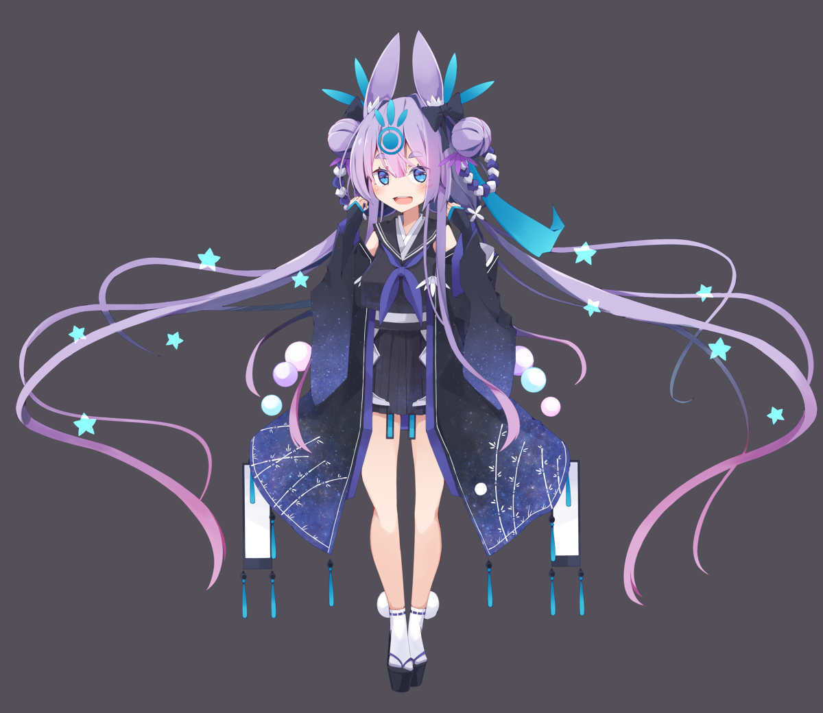 「宇宙兎 #オリジナル #メカ娘 #獣耳  」|雪傘🌸次回はコトフェスのイラスト
