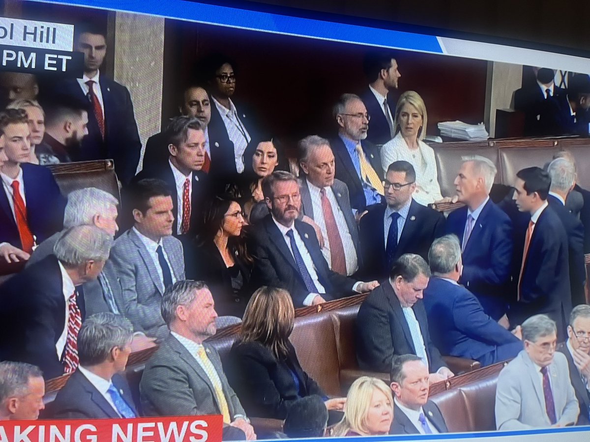 jonkarl's tweet image. Wild … McCarthy pleading with Gaetz.