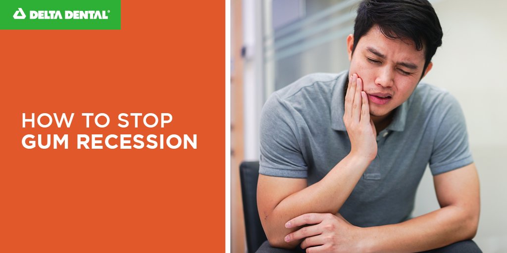 DeltaDentalCO's tweet photo. If you notice changes in the feeling or appearance of your gums, don't ignore them. Visit your #dentist and learn how to stop #gumrecession: https://t.co/tz8vlNvCjF #oralhealth #recedinggums #gumgraft #smilepower https://t.co/ccgJBjGjdG