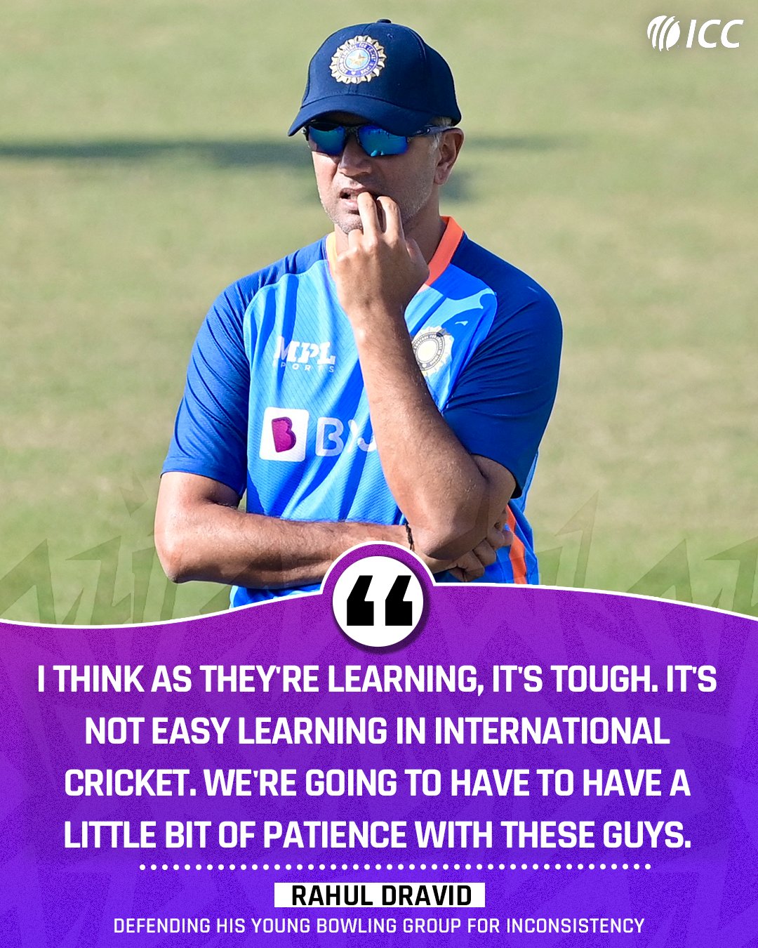 icc-on-twitter-india-head-coach-rahul-dravid-has-called-for-patience