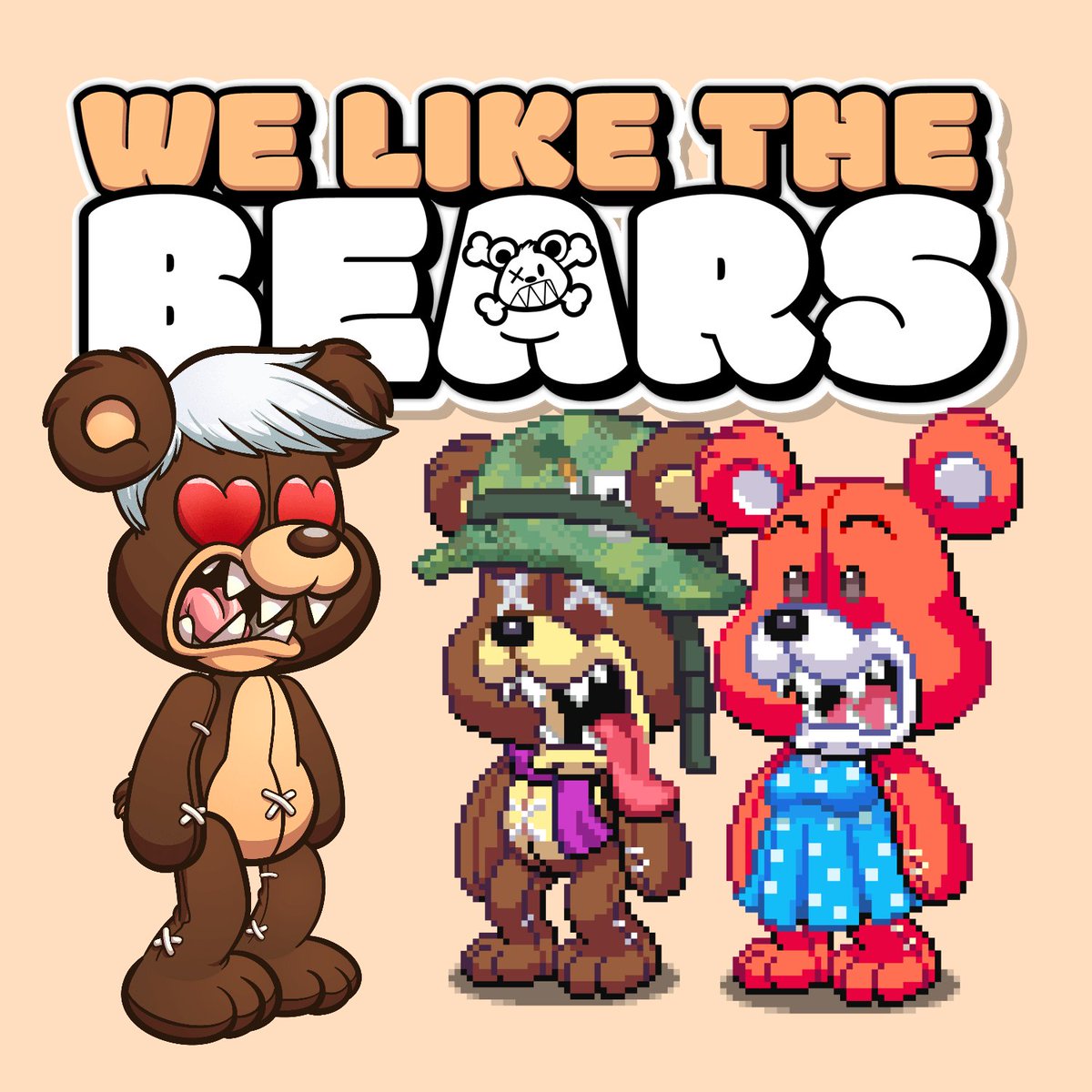 nft420w's tweet photo. @f3rrariOG @killabearsnft They never cared about #bearmarket and they just kept building! This is the #KillaWay #WeLikeTheBears https://t.co/fy9BroKbU0