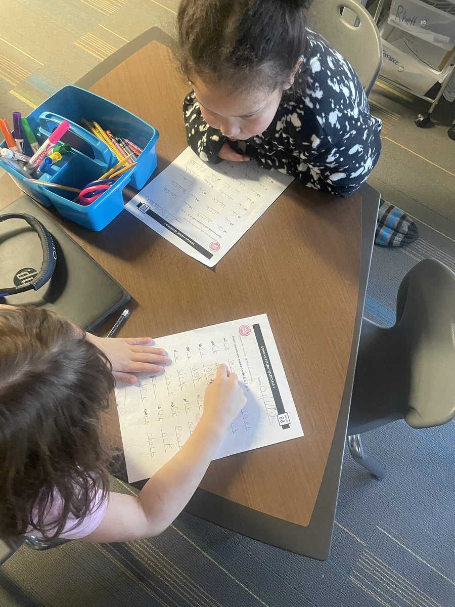 Ms_Branham's tweet photo. We have been learning and practicing many Kagan structures. Today we used one to read all the words they created during phonics! They LOVED it!! @FremontSPS https://t.co/PHW2XA6s0x